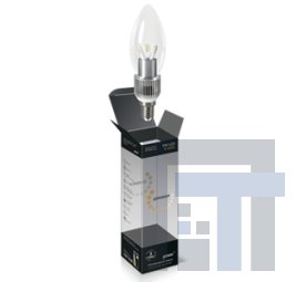 Диммируемая светодиодная лампа gauss свеча прозрачная 5W Varton HA103201105-D