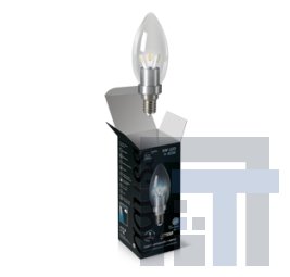 Светодиодная лампа gauss свеча прозрачная 3W Varton HA103201203