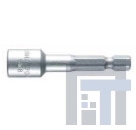 Бит Standard, головка для торцевого ключа, магнитная, форма E 6,3 Wiha 7044 M