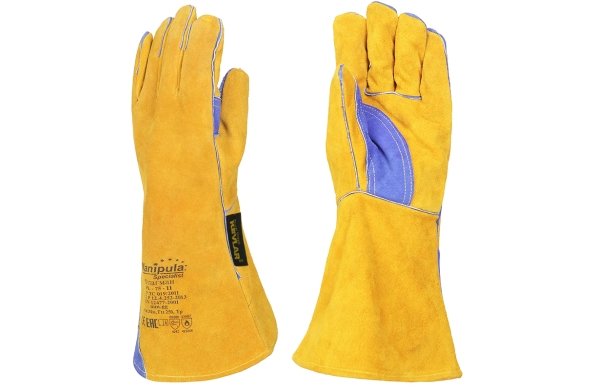 Перчатки для защиты от повышенных температур, икр и брызг металла Manipula Specialist ФЛАГМАН SPL-74