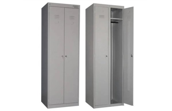 Металлический шкаф для одежды, усиленной конструкции МЕТАЛЛ-ЗАВОД ТМ-22-600