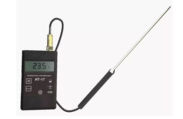 Термометр контактный цифровой с выносным датчиком ЭКСИС ИТ-17 К-02-4-300