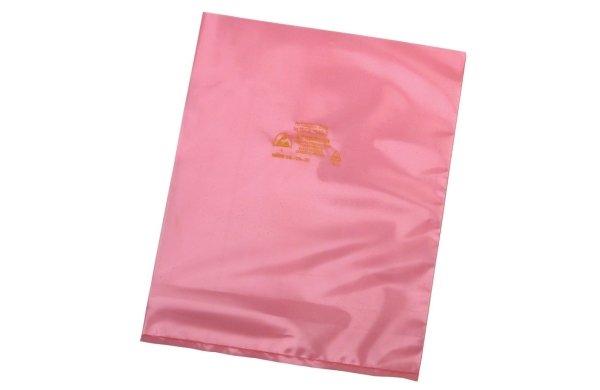 Розовый антистатический пакет VERMASON 203000, 175 мм x 125 мм