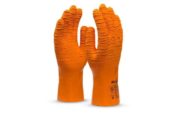 Перчатки для защиты от химических воздействий и микроорганизмов Manipula Specialist ФИШЕР L-T-17