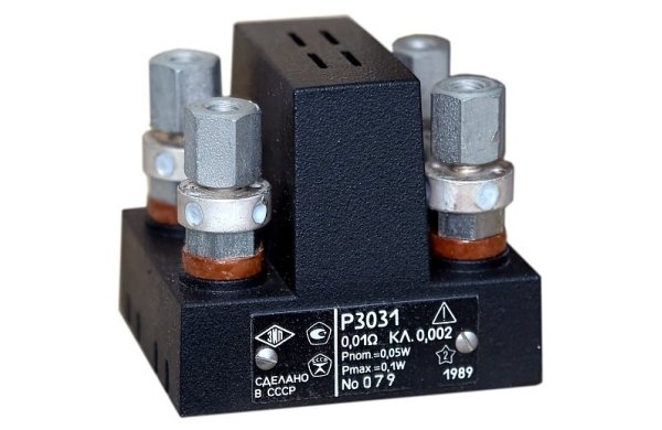Низкоомная мера электрического сопротивления однозначная МС3080