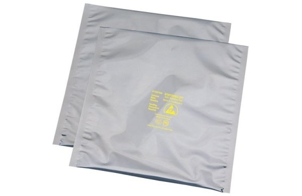 Металлизированный (снаружи) антистатический пакет VERMASON 202105, 100 мм x 150 мм