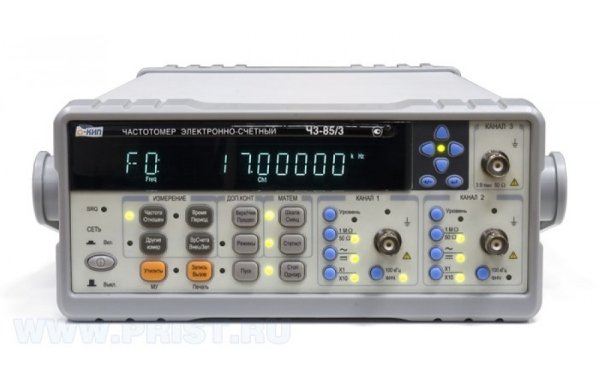 Частотомер электронно-счётный с рубидиевым стандартом частоты АКИП Ч3-85/3R + опция 5