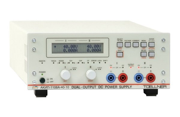 Высокопроизводительные программируемые импульсные источники питания постоянного тока АКИП 1108A-40-10