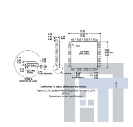 AD6644AST-40 микросхема 14-Bit, 40 MSPS/65 MSPS  Analog-to-Digital Converter, Analog Devices.