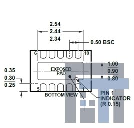 AD7091RBRMZ-RL7 микросхема 1 MSPS, Ultralow Power, 12-Bit ADC in 10-Lead LFCSP and MSOP, Analog Devices