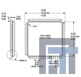 AD7656ABSTZ микросхема 250 kSPS, 6-Channel, Simultaneous Sampling, Bipolar, 16-Bit ADC, Analog Devices