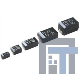 293D685X9004A2TE3 Танталовый конденсатор SMD, 6.8 мкФ, 4В, VISHAY