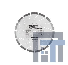 Алмазный диск для твердых материалов HUDD Milwaukee 4932399821
