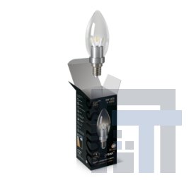 Светодиодная лампа gauss свеча прозрачная 3W Varton HA103201103