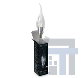 Светодиодная лампа gauss свеча на ветру прозрачная 3W Varton HA104201203