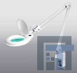 Бестеневая лампа с увеличительной линзой VIKING L-51 (3D)