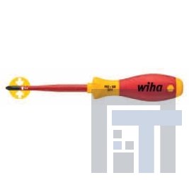 Отвертка диэлектрическая шлицевая Wiha SoftFinish 3211