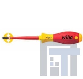 Отвертка диэлектрическая шлицевая Wiha SoftFinish 3271