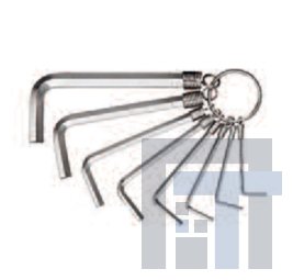Набор шестигранных штифтовых ключей на кольце Wiha 351 R8