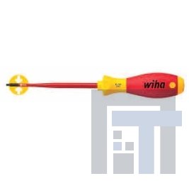 Отвертка диэлектрическая шлицевая Wiha SoftFinish 3581