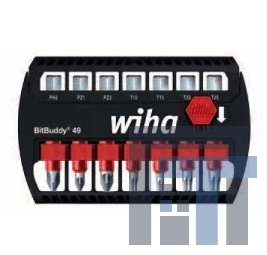 BitBuddy 49, смешанная комплектация, 7 предметов Wiha SB7946-904