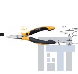 Плоскогубцы Professional ESD Wiha Z 38 0 04