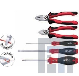 Набор инструментов Industrial Mix, 5 предметов Wiha Z 99 0 006 02