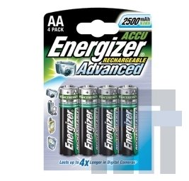 Аккумулятор Energizer HR6 2450 mAh BL4
