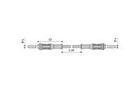 Провод соединительный PJP 2012-100R (красный)