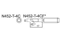 Сменный наконечник Hakko N452-T-4C N452-T-4CF