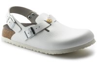 Антистатические сабо белые Birkenstock Tokio ESD 61410