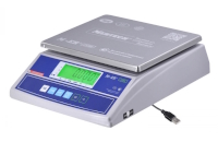 Фасовочные весы Mertech M-ER 326 AF-15.2 Cube LCD USB (двойной дисплей)