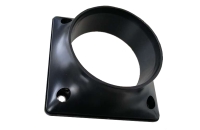 Фланец пластиковый под трубу Тайфун ф75мм черный