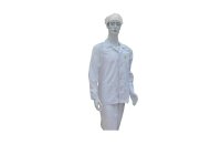 Антистатический костюм, мужской, белый ПРОТЕХ Lenn125-MK