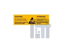 Самоклеющиеся предупреждающие упаковочные этикетки Warmbier 2850.26105.DE