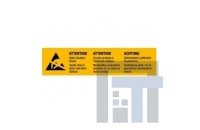 Самоклеющиеся предупреждающие упаковочные этикетки Warmbier 2850.26138.DEF