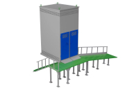 Хранилище DION для 30 газовых баллонов с конструкцией
