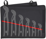 Сумка-скрутка, пустая, 5 отсеков, для набора клещей переставных COBRA KN-001955S5 Knipex 00 19 55 S5 LE