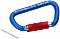 Система страховки инструмента: Карабин, 2 шт Knipex 00 50 03 T BK