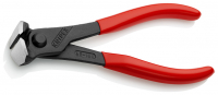 Кусачки торцевые, 160 мм, фосфатированные, обливные ручки Knipex 68 01 160