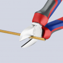 Бокорезы, 180 мм, хром, 3-комп ручки, BK Knipex 70 05 180 SB