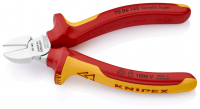 Бокорезы VDE, 140 мм, хром, 2-комп диэлектрические ручки, SB Knipex 70 06 140 SB