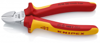 Бокорезы VDE, 160 мм, хром, 2-комп диэлектрические ручки, SB Knipex 70 06 160 SB