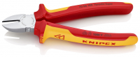 Бокорезы VDE, 180 мм, хром, 2-комп диэлектрические ручки Knipex 70 06 180