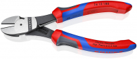 Бокорезы особо мощные, пружина, 180 мм, фосфатированные, 3-комп ручки Knipex 74 12 180