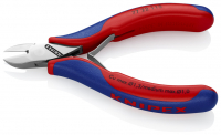 Бокорезы для электроники, округлая головка, 115 мм, 2-комп ручки…1 Knipex 77 22 115