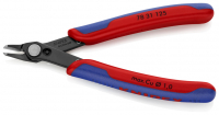 Electronic Super Knips Бокорезы прецизионные, чернёные, с тонкой головкой, 125 мм, 2-комп ручки Knipex 78 31 125