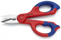 Ножницы электрика, микронасечки, 155 мм, нерж, 2-комп ручки, SB Knipex 95 05 155 SB