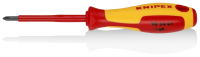Отвёртка VDE Phillips PH1 x 80 мм, длина 187 мм, диэлектрическая Knipex 98 24 01