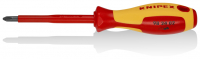 Отвёртка VDE Phillips PH2 x 100 мм, длина 212 мм, диэлектрическая Knipex 98 24 02